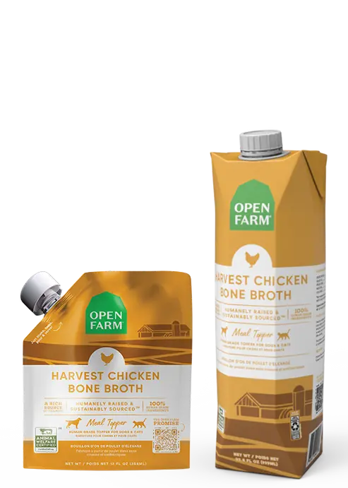 Open Farm Harvest Chicken Bone Broth For Dogs & Cats 1