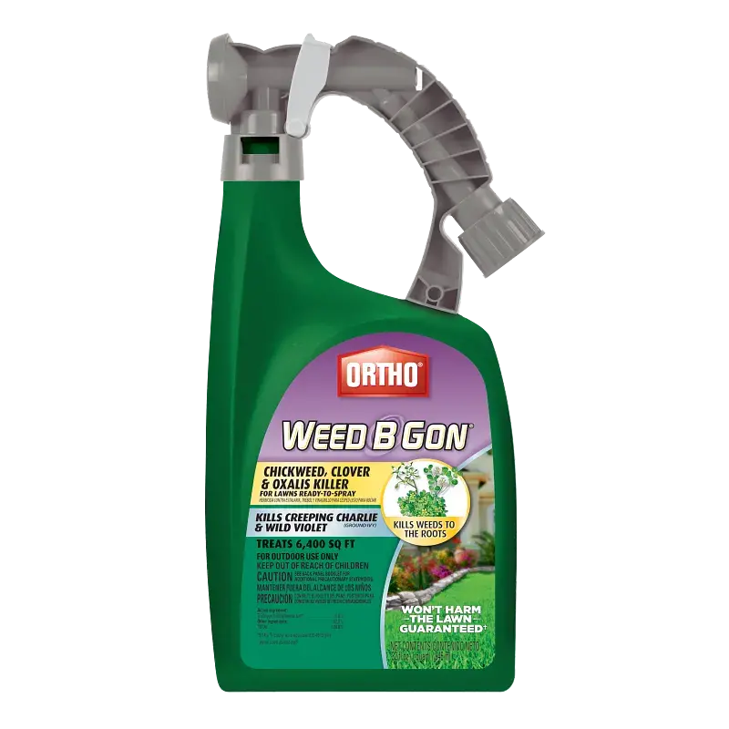 Orthoweed B Gon Chickweed, Clover & Oxalis Killer For Lawns Ready-To-Spray 1
