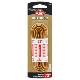 Outdoor Round Laces, Gold/Brown, 72-In. 1