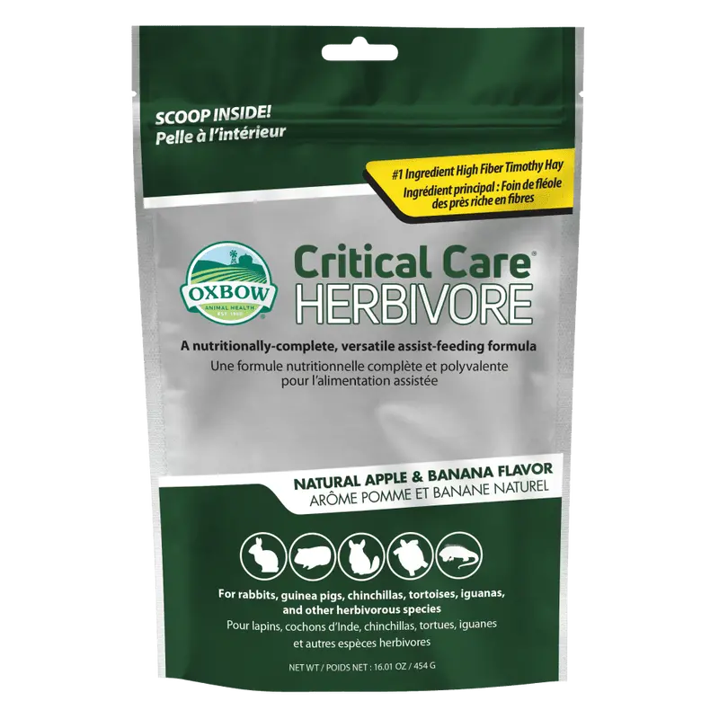 Oxbow Animal Health Critical Care Herbivore Apple-Banana 1