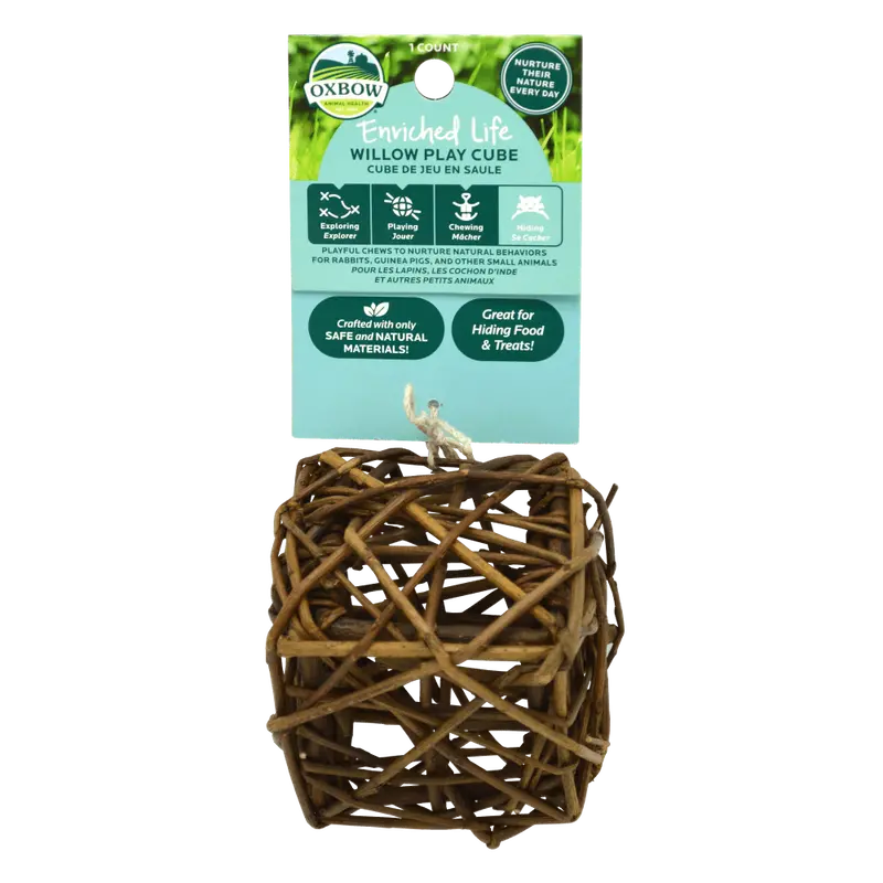 Oxbow Animal Health Enriched Life - Willow Play Cube 1