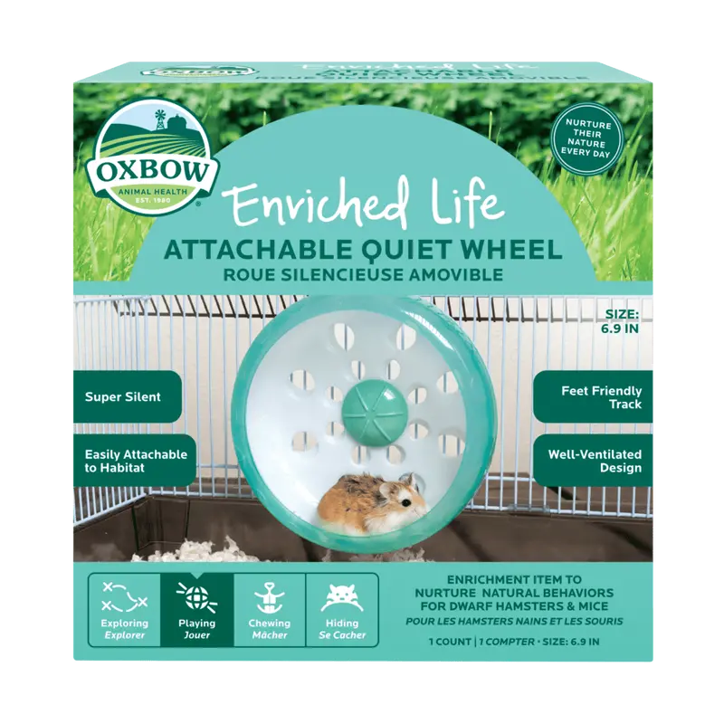 Oxbow Enriched Life – Attachable Quiet Wheel 1