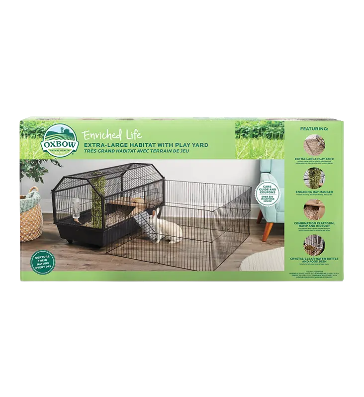 Oxbow Enriched Life Habitat With Play Yard 1