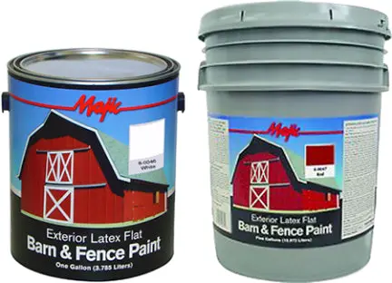 Paint Gal Black Flat Barn Latex 1