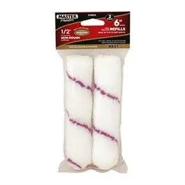 Paint Roller Cover Refill, Microfiber, 6.5 X 1/2-In., 2-Pk. 1