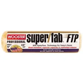 Paint Roller Cover, Super Fab, Shed Resistant, 9-In. X 3/8-In. 1