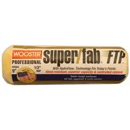 Paint Roller Cover, Super Fab, Shed Resistant, 9-In. X .5-In. 1