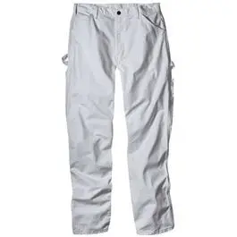 Painter's Pants, White Drill Fabric, Men's 34 X 34-In. 1