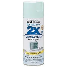 Painter's Touch 2X Spray Paint, Gloss Ocean Mist, 12-Oz. 1