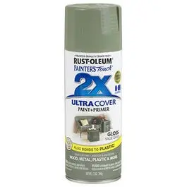 Painter's Touch 2X Spray Paint, Gloss Sage Green, 12-Oz. 1