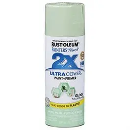 Painter's Touch 2X Spray Paint, Modern Mint Gloss, 12-Oz. 1