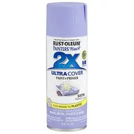 Painter's Touch 2X Spray Paint, Satin French Lilac, 12-Oz. 1