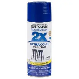 Painter's Touch 2X Spray Paint, Satin Ink Blue, 12-Oz. 1