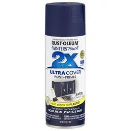 Painter's Touch 2X Spray Paint, Satin Midnight Blue, 12-Oz. 1
