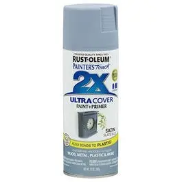 Painter's Touch 2X Spray Paint, Satin Slate Blue, 12-Oz. 1