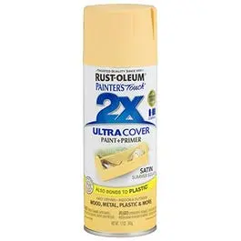 Painter's Touch 2X Spray Paint, Satin Summer Squash, 12-Oz. 1