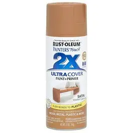 Painter's Touch 2X Spray Paint, Satin Warm Carmel, 12-Oz. 1