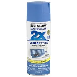 Painter's Touch 2X Spray Paint, Satin Wildflower Blue, 12-Oz. 1