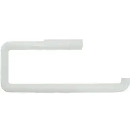 Paper Towel Holder, Wall-Mount, White Plastic 1