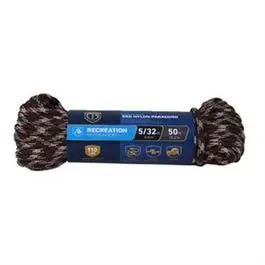 Paracord 550 Nylon Rope, Camouflage, 5/32-In. X 100-Ft. 1