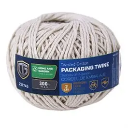 Parcel Post Twine, Twisted Cotton, #9 X 300-Ft. 1