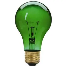 Party Light Bulb, Transparent Green, 25-Watts 1