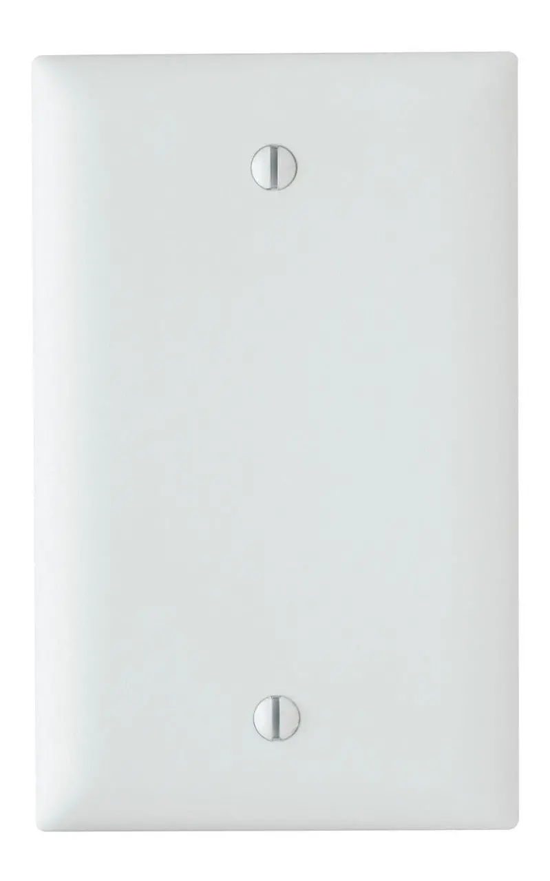 Pass & Seymour Blank Plates, Box Mounted, One Gang, White 1