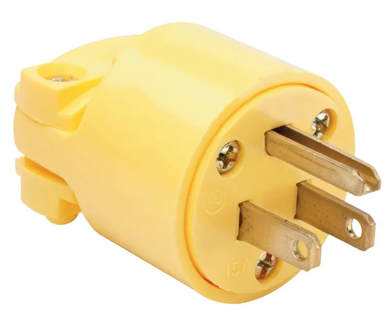 Pass & Seymour Medium-Duty Plug, Yellow 1