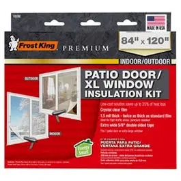 Patio Door Insulation Kit, Heavy-Duty, 84 X 120-In. 1