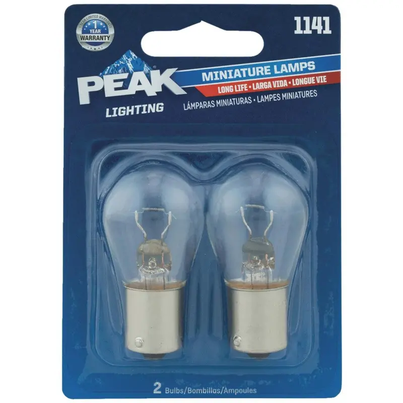 Peak 1141 12.8V Mini Incandescent Automotive Bulb (2-Pack) 1