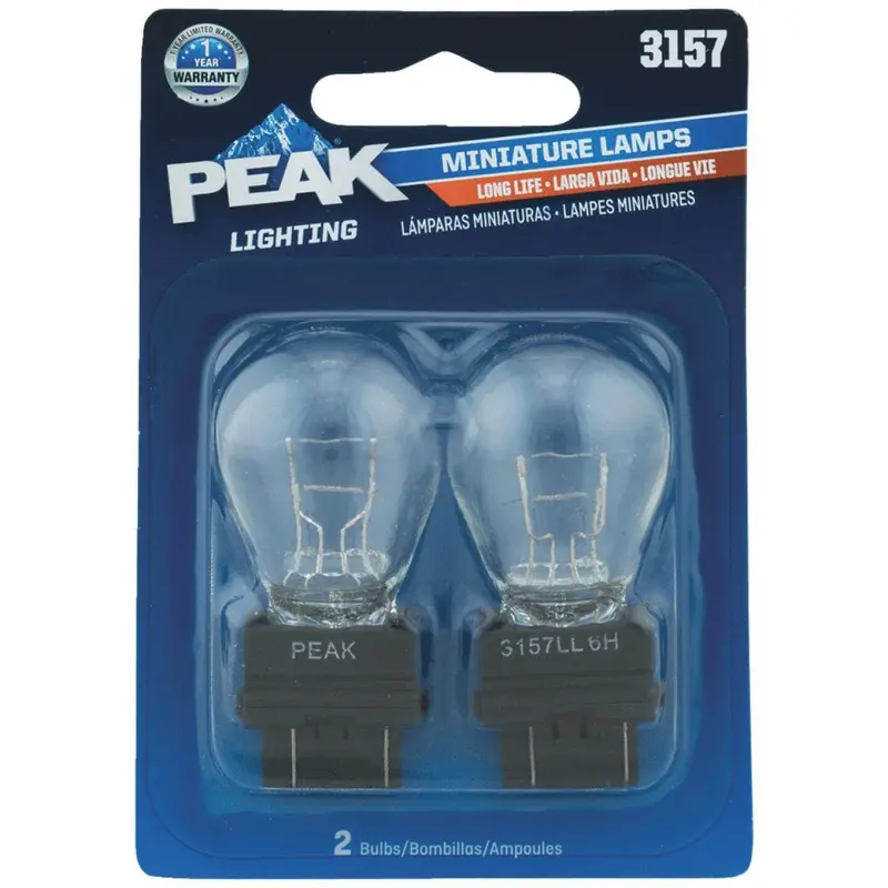Peak 3157 12.8/14V Mini Incandescent Automotive Bulb (2-Pack) 1