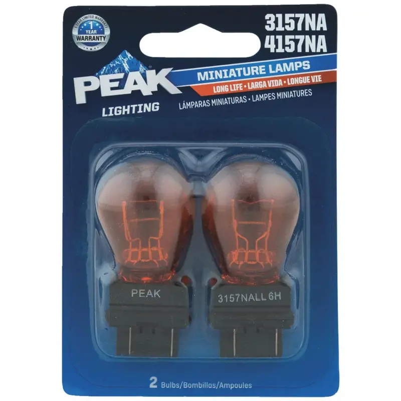 Peak 3157Na/4157Na 12.8/14V Mini Incandescent Automotive Bulb (2-Pack) 1