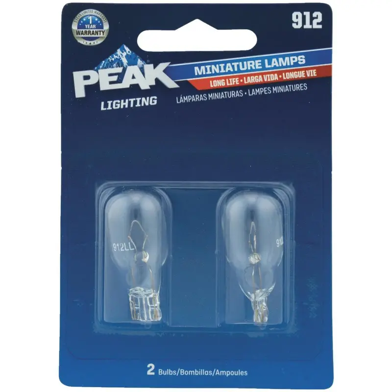 Peak 912 12.8V Incandescent Automotive Bulb (2-Pack) 1