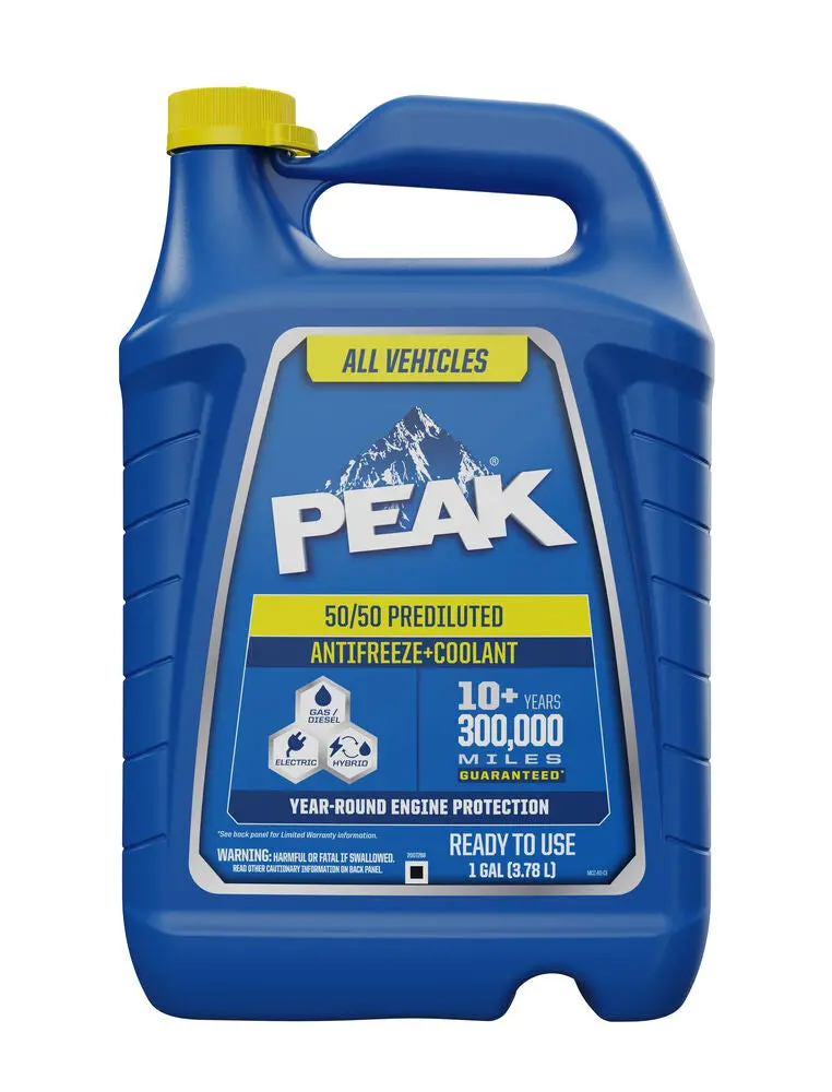 Peak® All Vehicles 50/50 Prediluted Antifreeze + Coolant 1