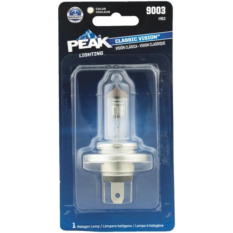 Peak Classic Vision 9003 Hb2 12V Halogen Automotive Bulb 1