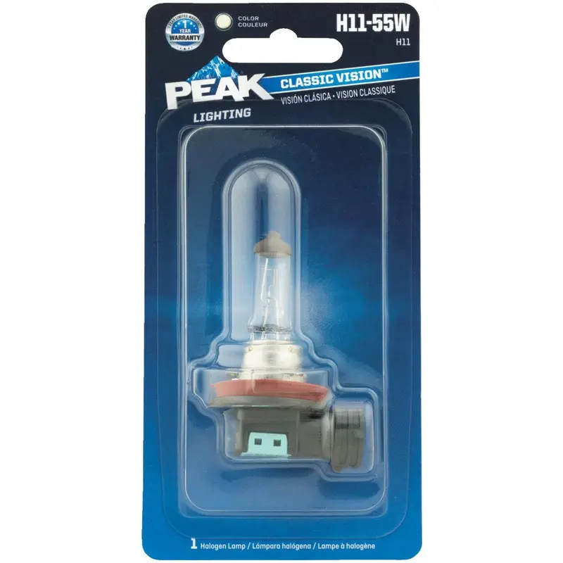 Peak Classic Vision H11-55W 12V Halogen Automotive Bulb 1