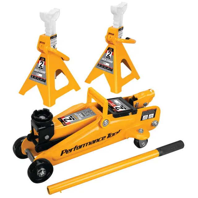 Performance Tool 2 Ton Trolley Jack & Stand 1