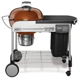 Performer Deluxe Charcoal Grill, Copper, 22-In. 1