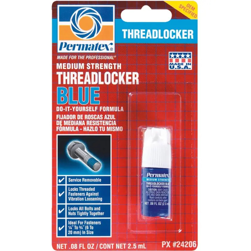 Permatex 0.08 Oz. Blue Medium Strength Threadlocker 1