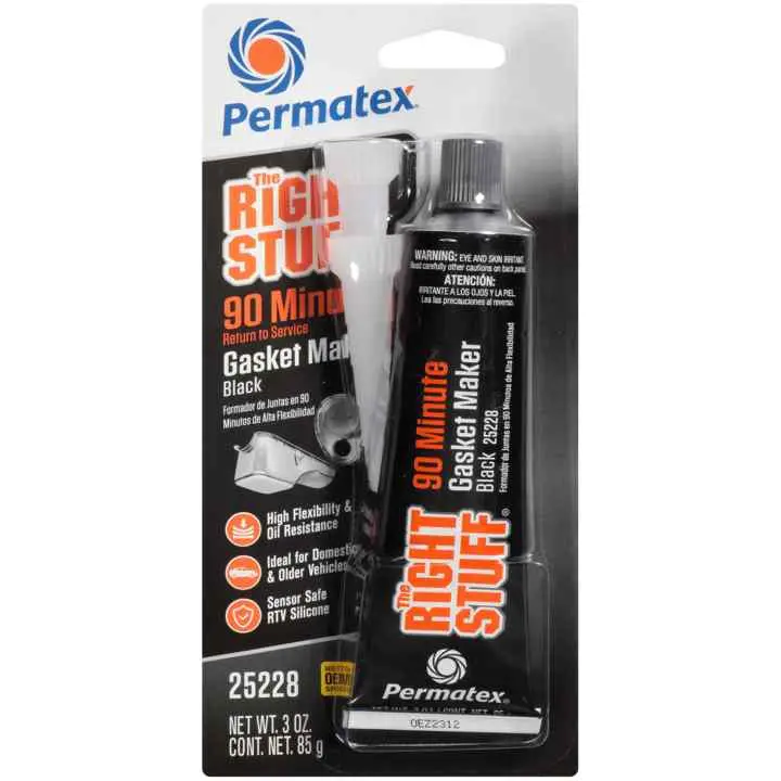 Permatex® The Right Stuff® 90 Minute Black Gasket Maker, 3 Oz 1