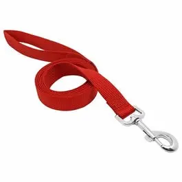 Pet Expert Nylon Dog Leash, Red, 1-In. X 6-Ft. 1