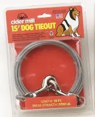 Petmate Vinyl Tieout Clear Break Strength 1700Lbs 1