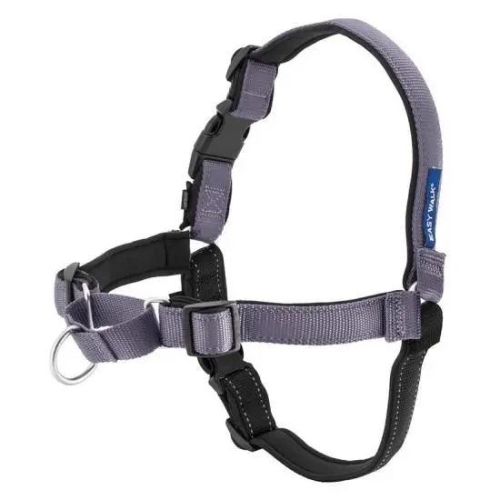 Petsafe Deluxe Easy Walk Steel Gray & Black Dog Harness 1