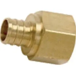Pex Adapter, Lead Free,  .5-In. Brass Barb X .75-In. Fpt 1