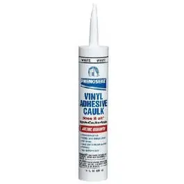 Phenoseal Vinyl Caulk, Clear, 10-Oz. 1