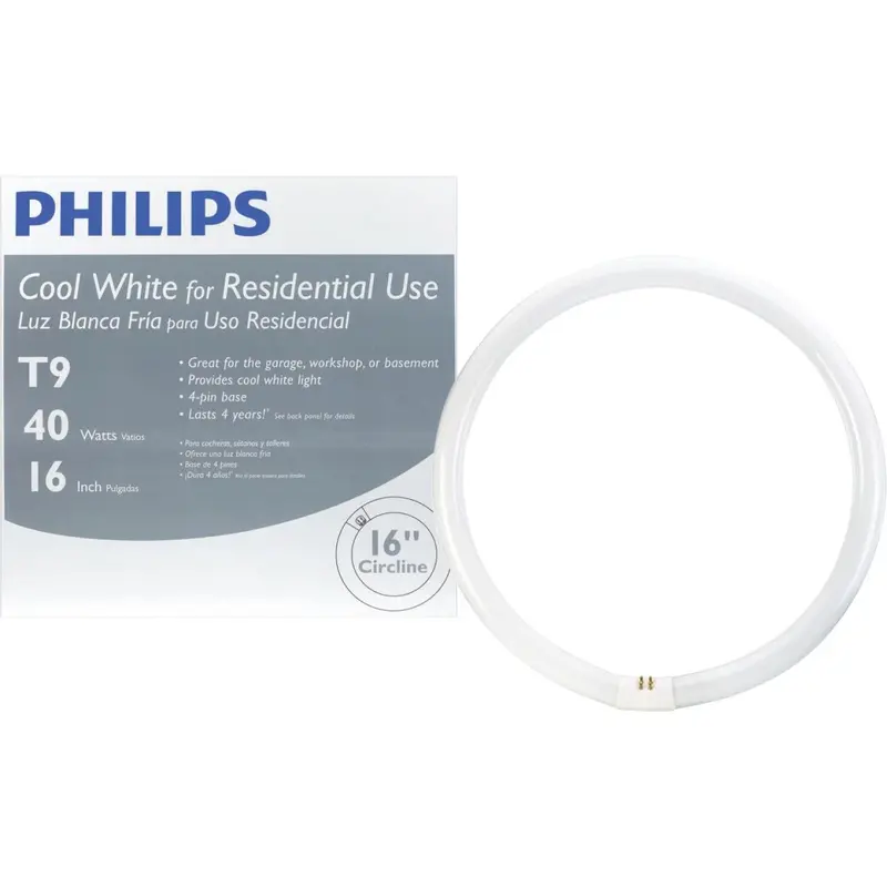 Philips 40W 16 In. Cool White T9 4-Pin Circline Fluorescent Tube Light Bulb 1
