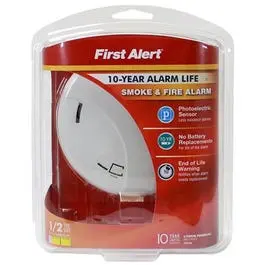 Photoelectric Smoke Alarm, 10-Year Battery 1
