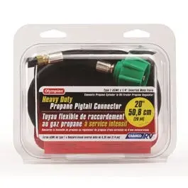 Pigtail Propane Hose Connector, 200,000 Btu, 20-In. 1