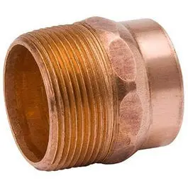 Pipe Adapter, Wrot Copper, 1-In. Mpt 1