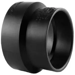 Pipe Fitting, Abs/Dwv Adapter Coupling, 4 X 3-In. 1
